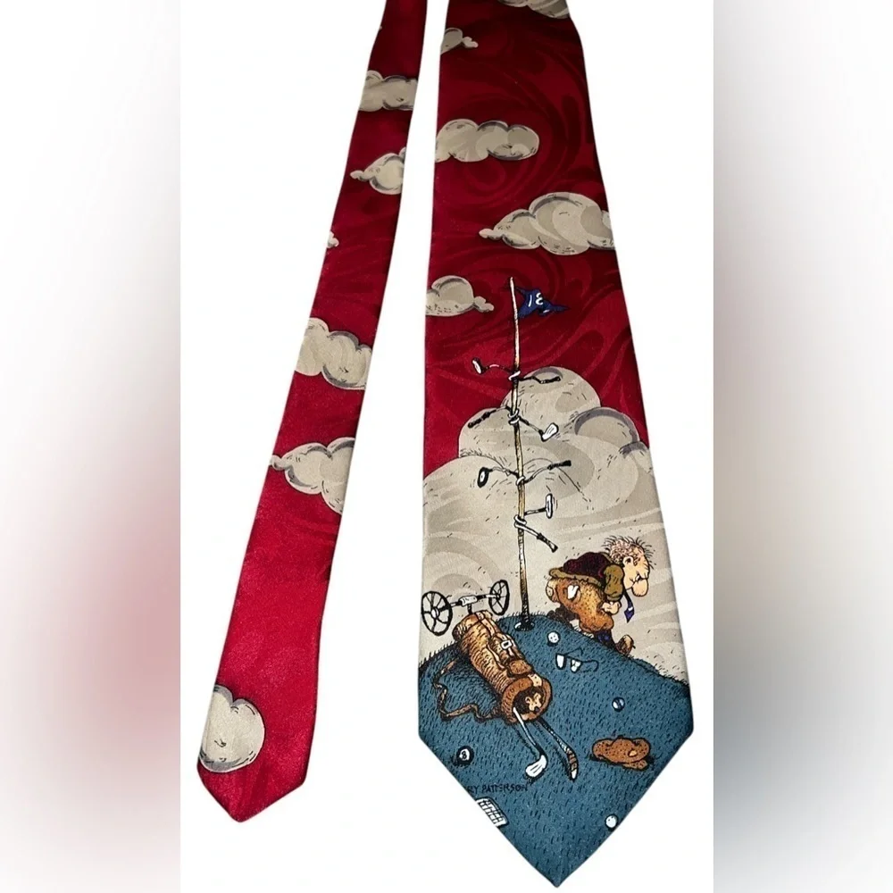 Vintage Gary Patterson Balancine Hot Cakes Novelty Mens Tie